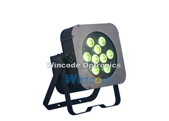 Four In One Battery Powered Stage Lights 9 × 10W With 25 Lens Angle / 42mm Lens Size