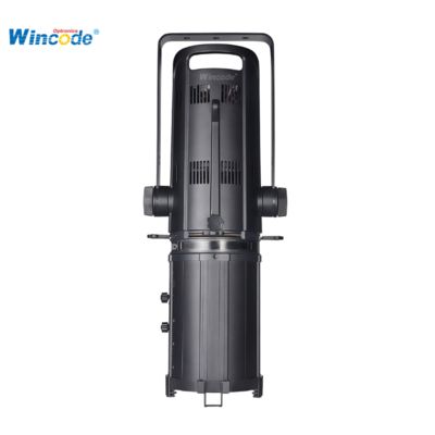 Ein guter Preis. 200W RGBAW LED 25° bis 50° Profil Spot     Touchscreen & Aspheric Lens & 4 Metallschneider für Online