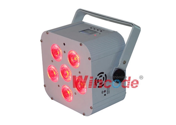 Ein guter Preis. WiFREE Par 6 Batteriebetriebene Bühnenleuchten 6 × 18W RGBWA + UV mit bunten LCD-Display Online