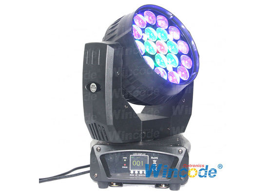 Ein guter Preis. 19 * 12W RGBW bewegen Kopf LED Bühnenbeleuchtung,LED-Wäsche-beweglicher Kopf Zoom 8 - 50 Grad Online