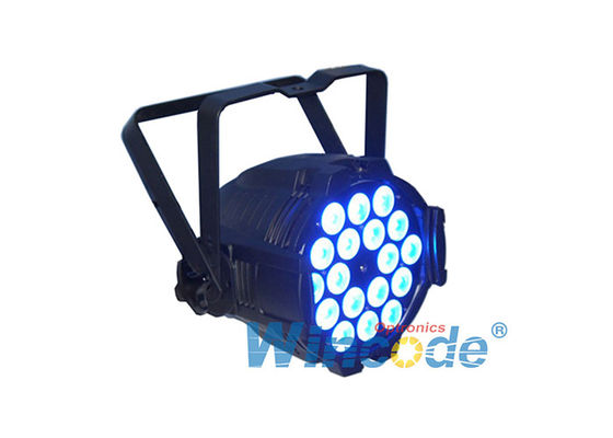 Ein guter Preis. 4 / 7 Kanäle LED Par 64 Für Hochzeit, professionelle Bühnenbeleuchtung 18 × 10W Online