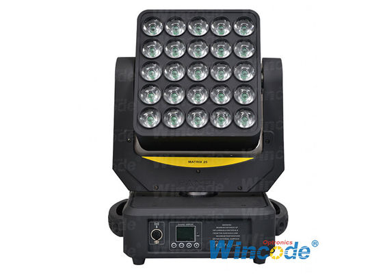 Ein guter Preis. Einzelne Steuerung LED bewegliches Hauptlicht 25 * 12W Grafikeffekte mit Drehstrommotoren Online