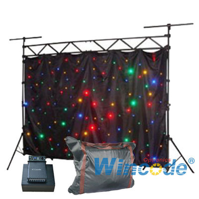 Ein guter Preis. Gewebe Weichgewebe Flexibles Led Vorhang Farbiger Klang Aktiv für Party / KTV Online