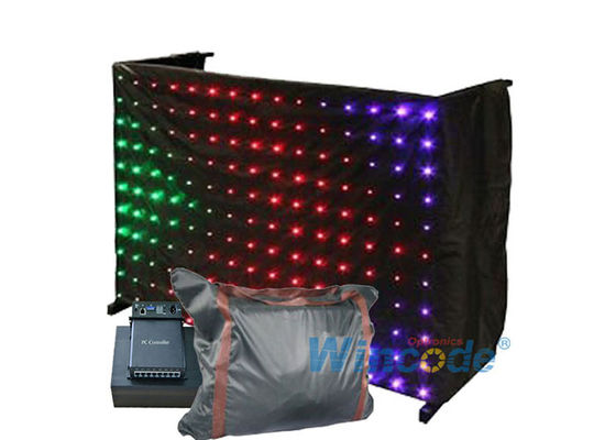 Ein guter Preis. Feuerdichtes Gewebe P5 LED-Vision Vorhang, glänzend, hell, flexibel, LED-Video-Vorhang Online