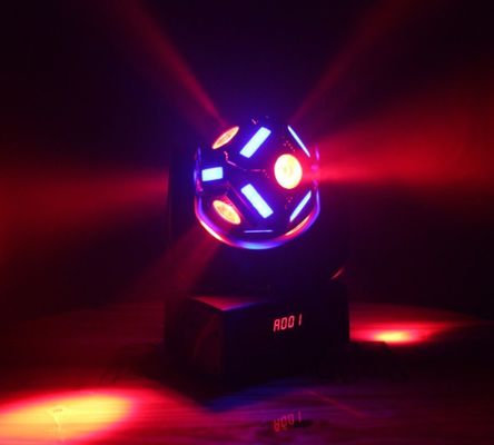Ein guter Preis. Magic Cube DJ Licht Farbenfrohe Mehrstrahl-LED Bewegliche Kopflicht Konkurrenz Blizzard Online