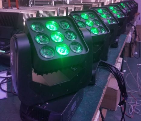 Ein guter Preis. 9*12W LED Mini-Farbwasch-Bewegungskopf Pixel-Mapping-Steuerung Bühnenbeleuchtung Online