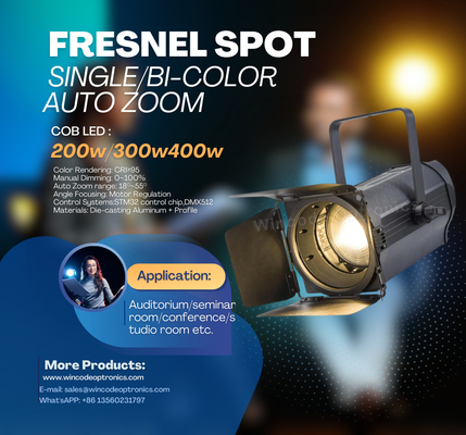 Ein guter Preis. 150W 200W LED Fresnel Warm Weiß Kühl Weiß LED Scheinwerfer Studiolicht Online
