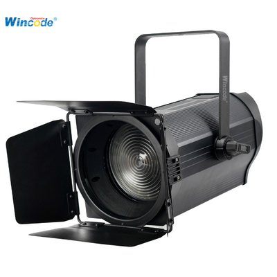 200W COB LED Fresnel Spotlight RGBALC Auto Zoom für professionelle Studio Theater Fernsehsender