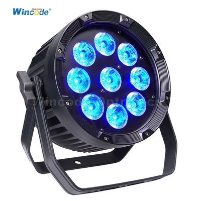 Ein guter Preis. Professionelles drahtloses LED-Parlicht mit 15-45°-Linsenoptionen 9x18W RGBWA+UV 2.4G-Transceiver Online